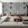 Pineapple Deco Mural Wallpaper - Neutral Tone - room preview 04