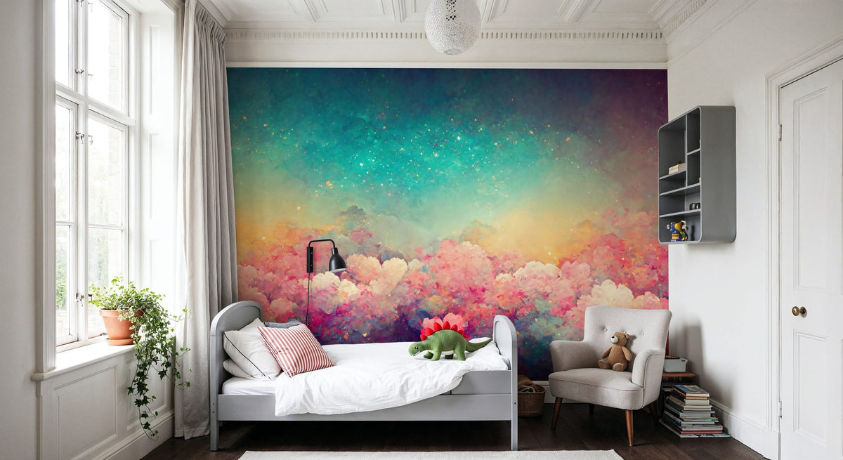 Over the Rainbow Mural Wallpaper - room preview 04