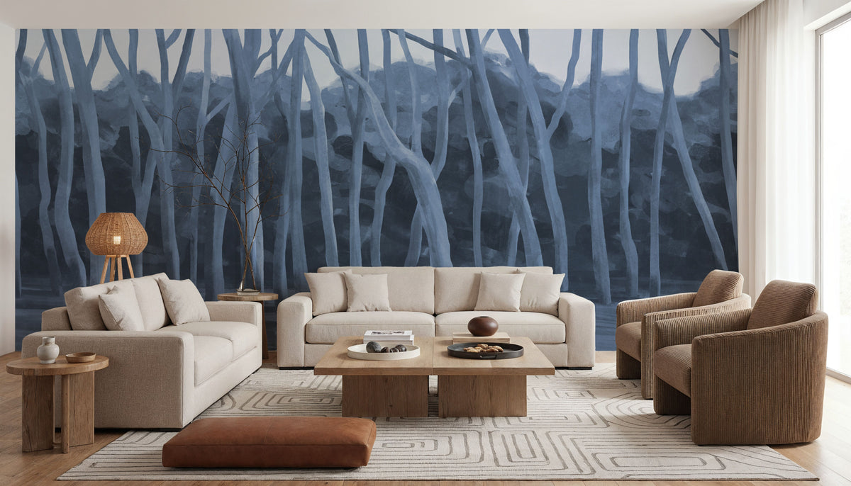 Dune Forest, Blues Mural Wallpaper - room preview 04