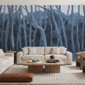 Dune Forest, Blues Mural Wallpaper - room preview 04
