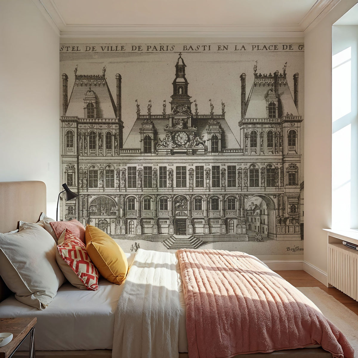 Dwellpaper L'Hostel De Ville De Paris Mural Wallpaper image 4