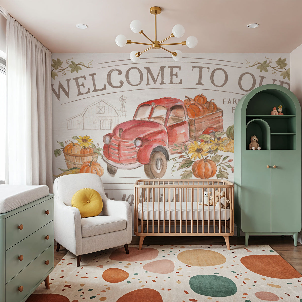 Heartland Harvest IV Mural Wallpaper - room preview 04