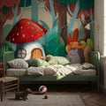 Grandma Hedgehog's House Mural Wallpaper - room preview 04