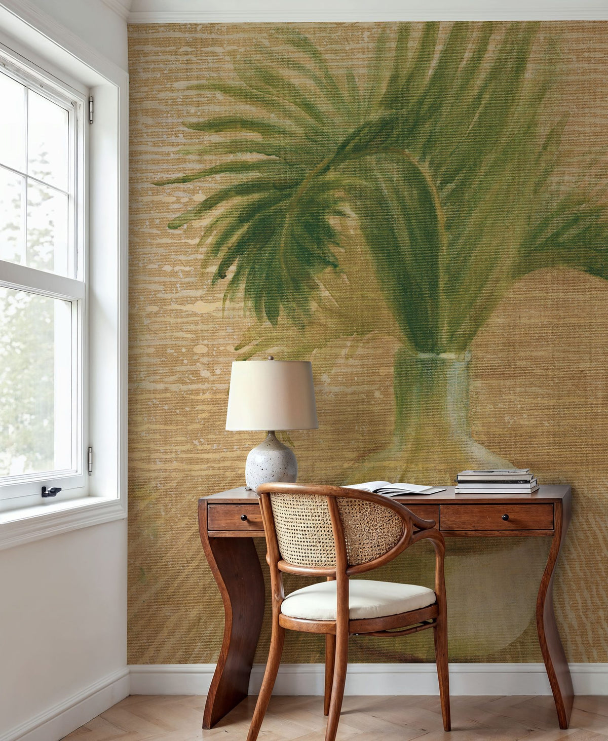 Tropical Leaves II Mural Wallpaper - room preview 04
