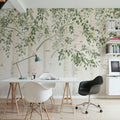 Fresh Forest Green Mural Wallpaper - room preview 04