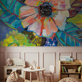Island Flowers Mural Wallpaper - room preview 04