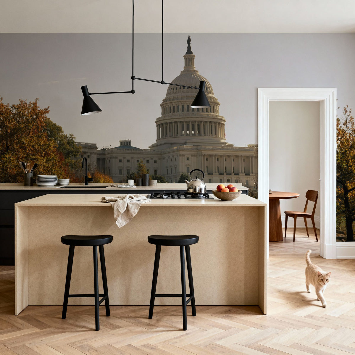 Autumn Dome Mural Wallpaper - room preview 04