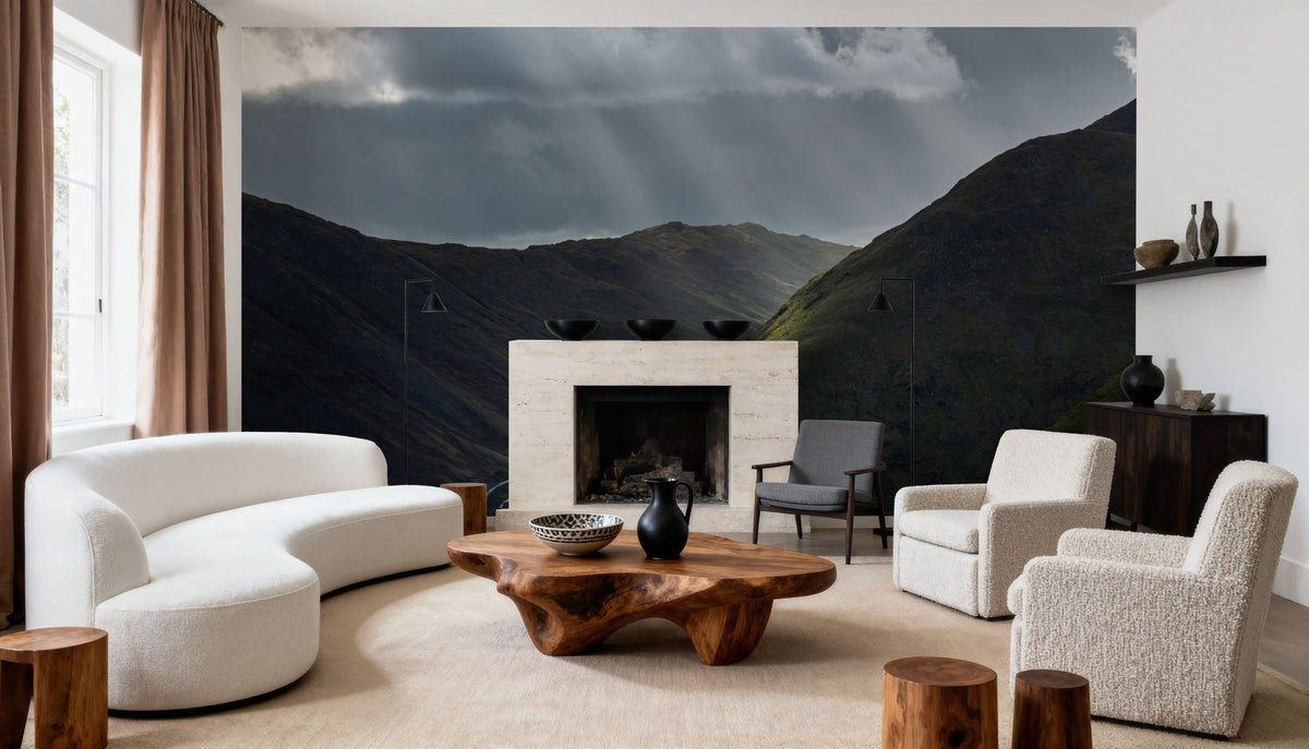 Valley Sunbreak Mural Wallpaper - room preview 04