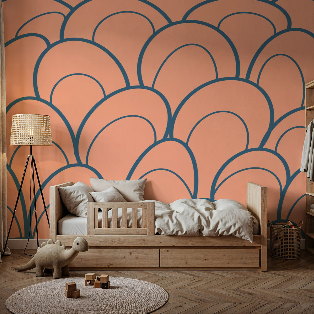 Silver Mountains Mural Wallpaper - room preview 04