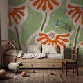 Floral Fun Mural Wallpaper - room preview 04