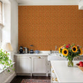 Autumn Buds Light Brown Mural Wallpaper - room preview 04