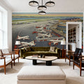 Greetings From the Airport Mural Wallpaper - room preview 04