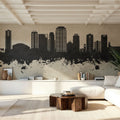 St Petersburg Florida Skyline Concrete Mural Wallpaper - room preview 04