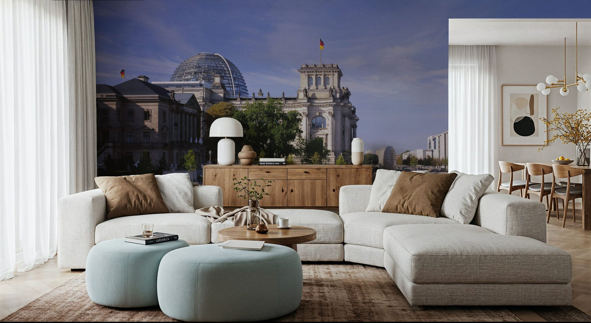 Berlin Riverscape Mural Wallpaper - room preview 04