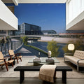 Riverside Terminal Mural Wallpaper - room preview 04