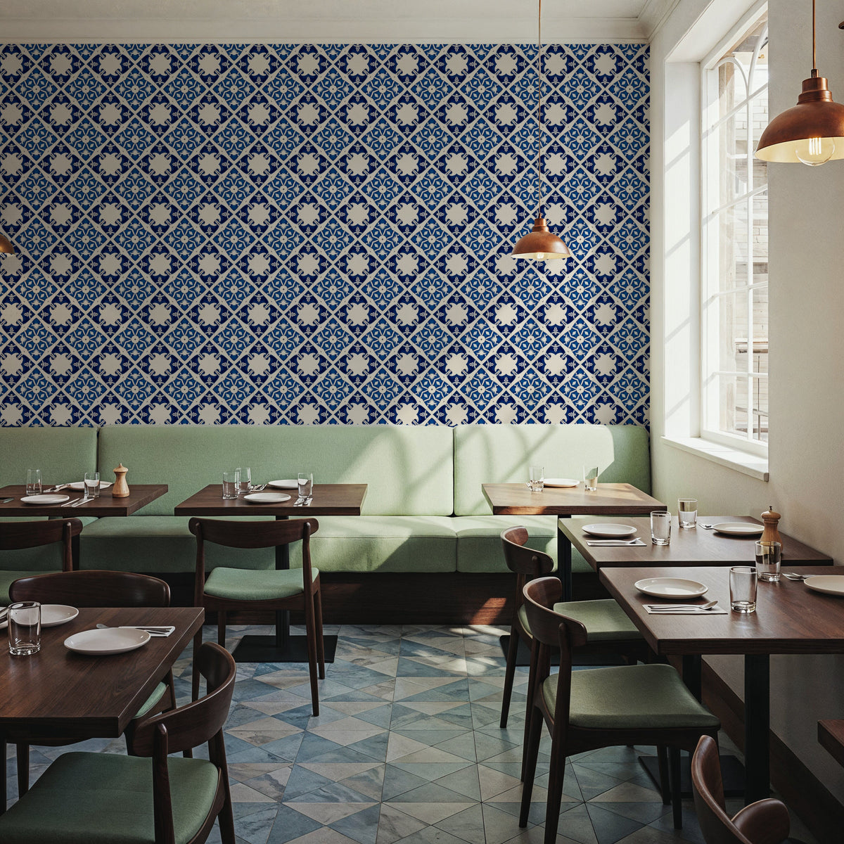 Nara Bowline Mural Wallpaper - room preview 04