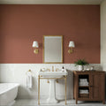 Faux Sand Stucco Finish, Peach Mural Wallpaper - room preview 04