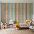 Welcoming Lines Mural Wallpaper - room preview 04