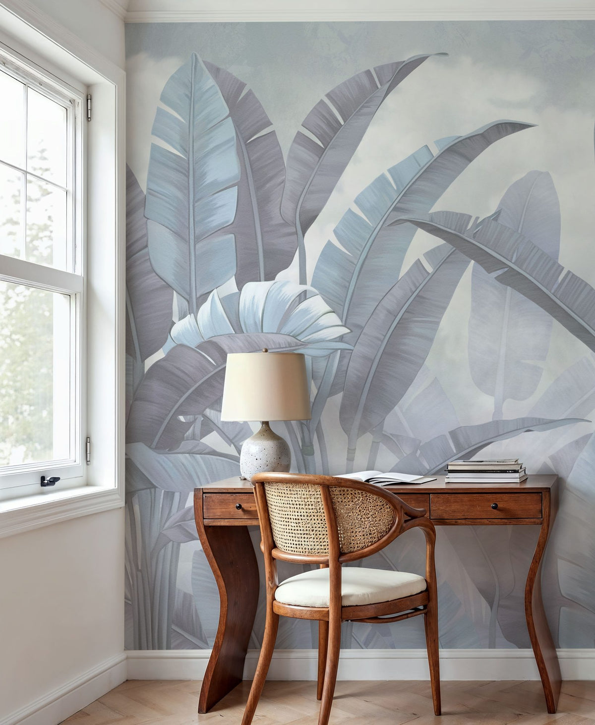Banana Palms, Stone Mural Wallpaper - room preview 04