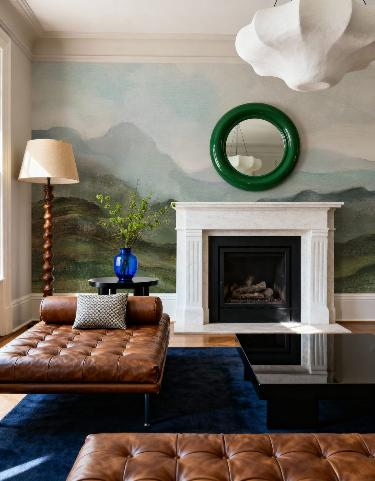 High Mountain Mural Wallpaper - room preview 04