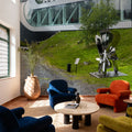 Riverside Pavilion Mural Wallpaper - room preview 04