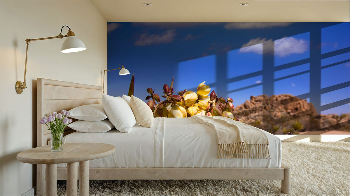 Joshua Tree Blue V Mural Wallpaper - room preview 04