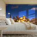 Joshua Tree Blue V Mural Wallpaper - room preview 04