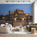 Twilight Plaza Mural Wallpaper - room preview 04