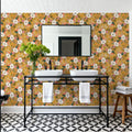Weekend Flowers Mural Wallpaper - room preview 04