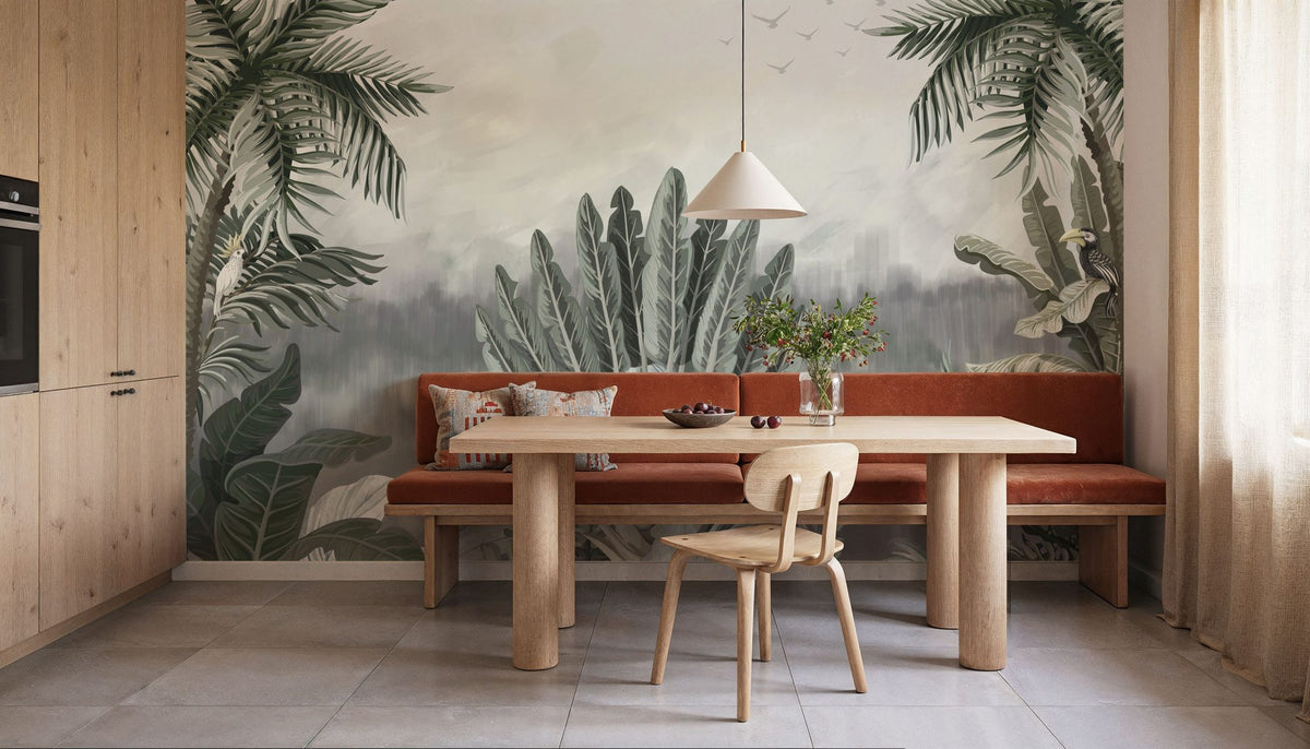 Jungle Noon Mural Wallpaper - room preview 04