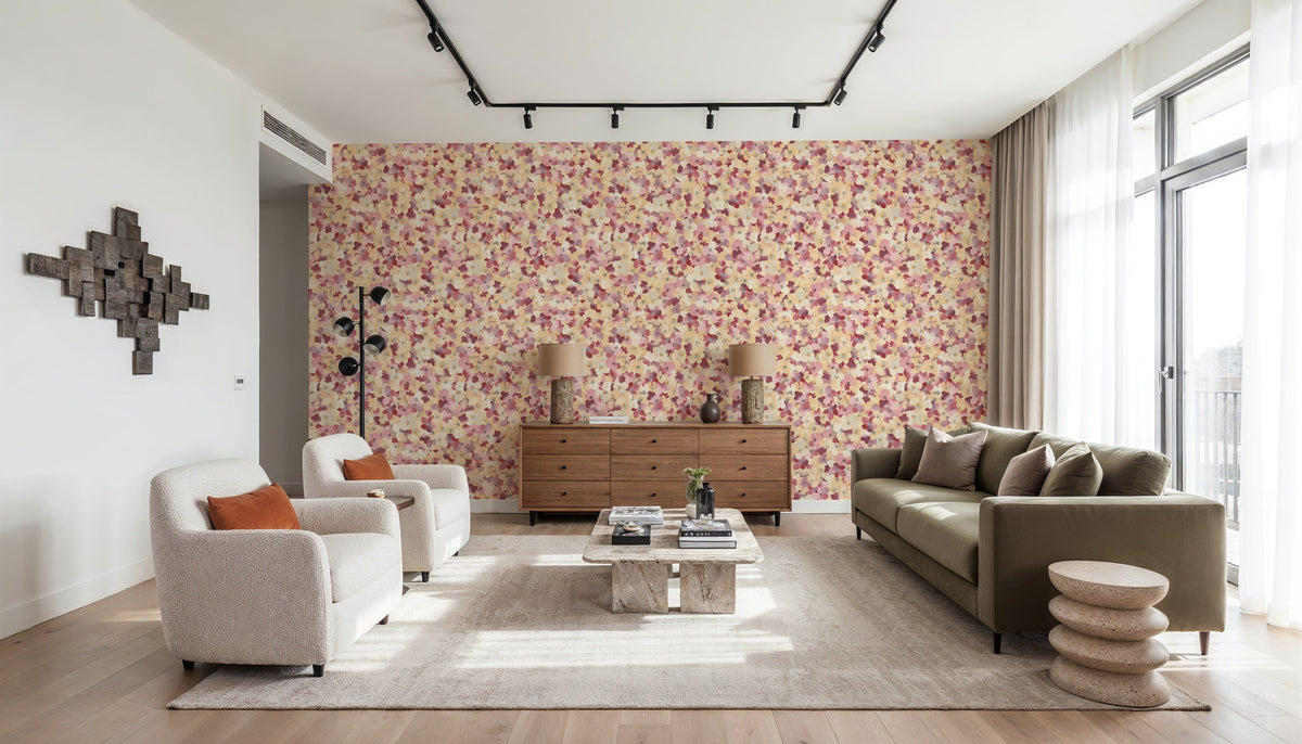 Multicolor Flowers Mural Wallpaper - room preview 04