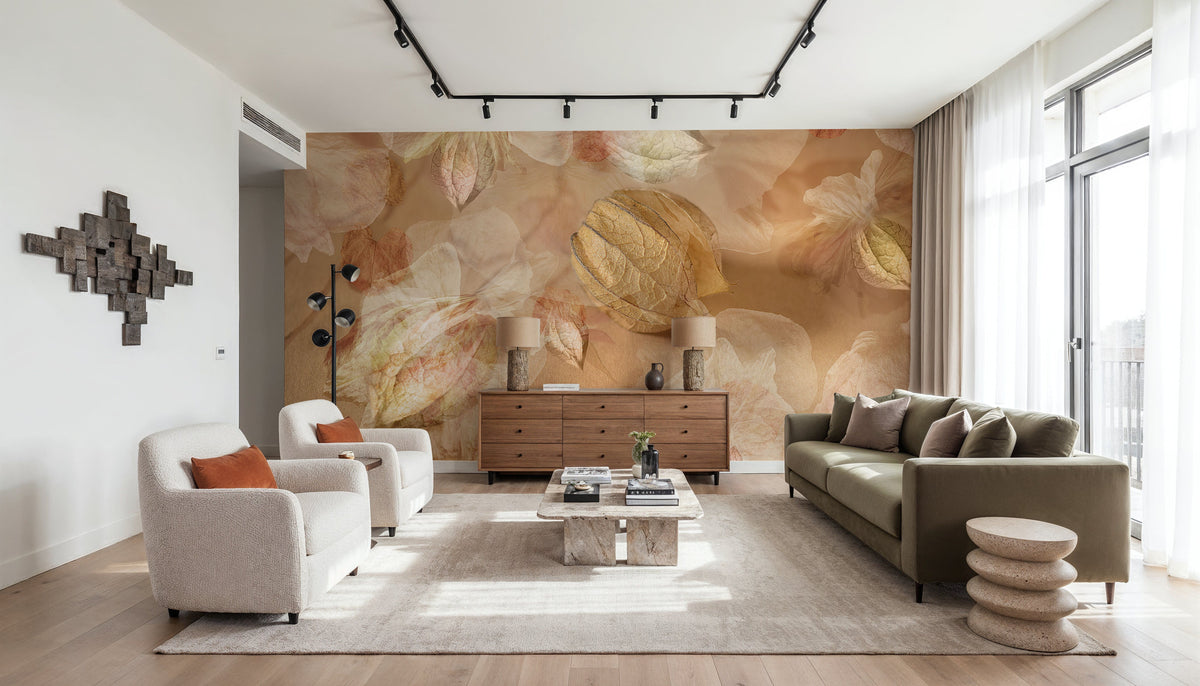 Botanical Fantasy Mural Wallpaper - room preview 04