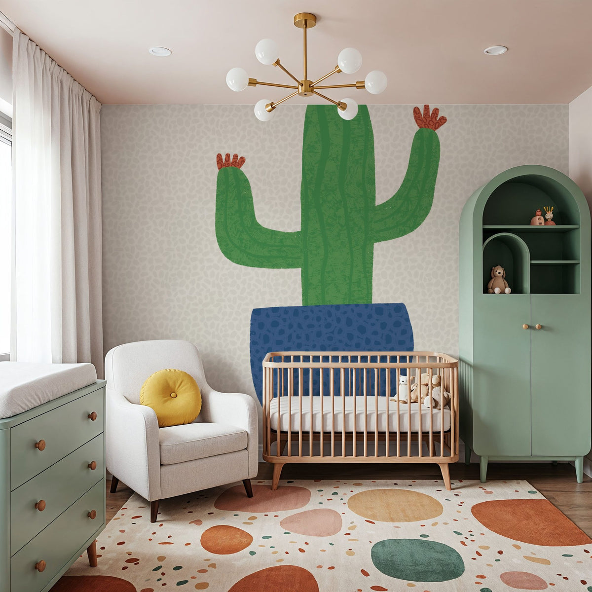 Potted Plant VI Mural Wallpaper - room preview 04