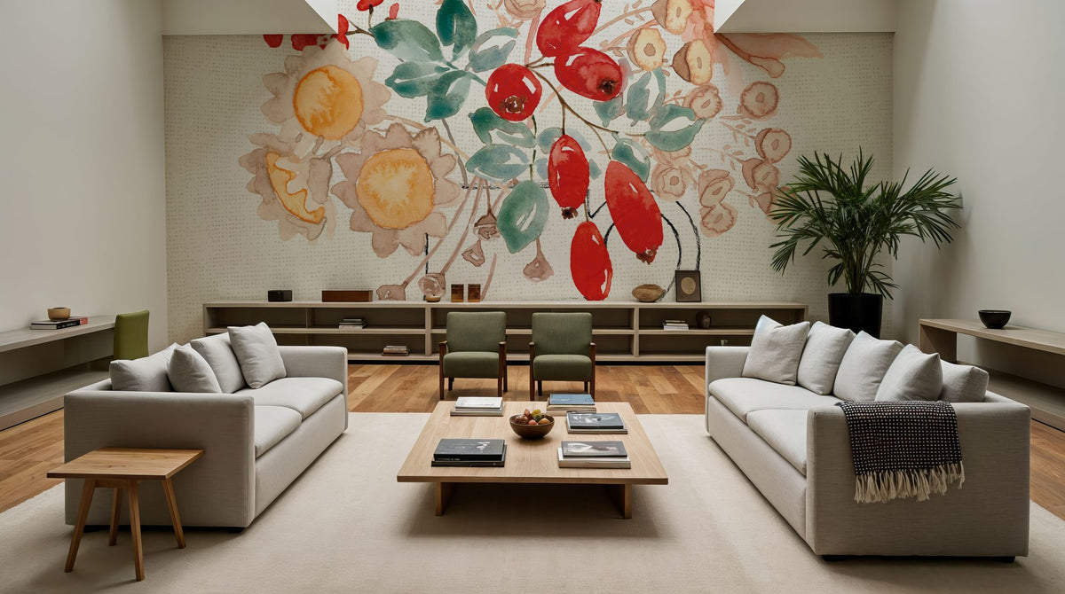 Festive Season XI Mural Wallpaper - room preview 04