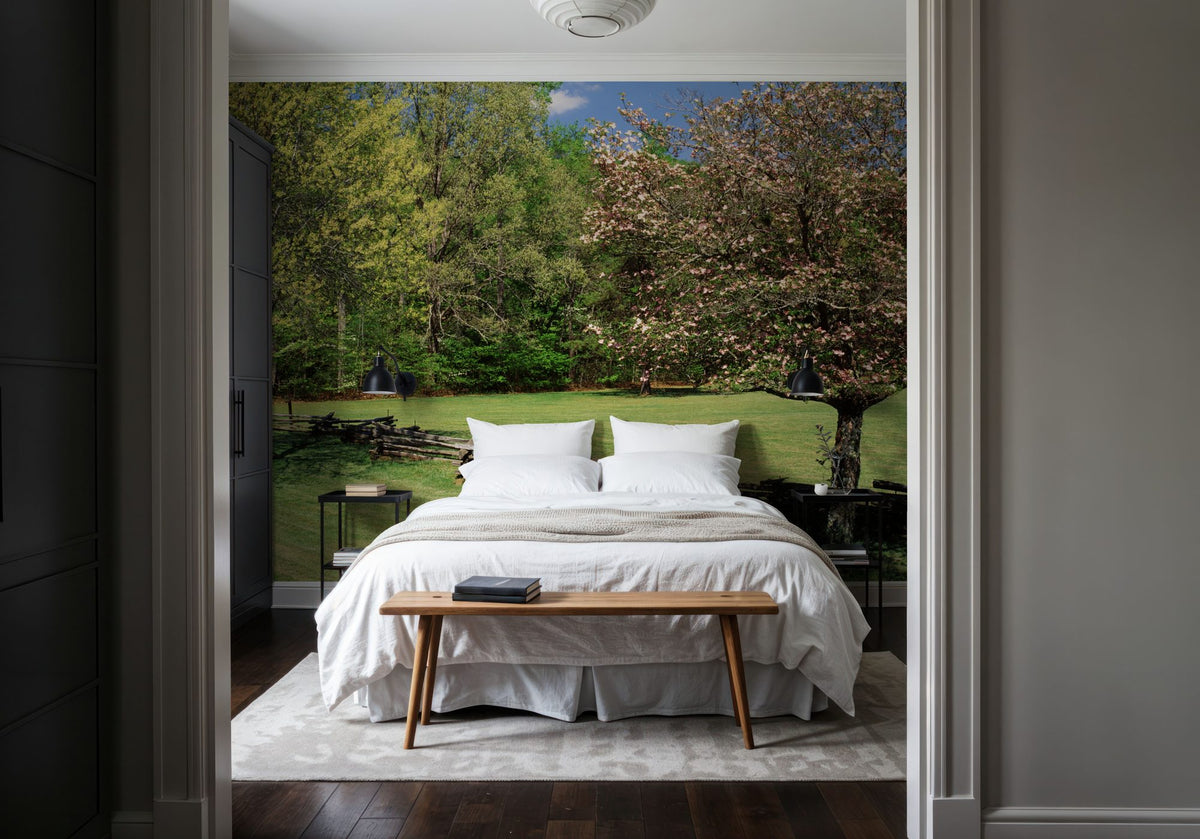 Pisgah National Forest Mural Wallpaper - room preview 04