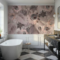 Passifloras Emerging Bright Coral Mural Wallpaper - room preview 04