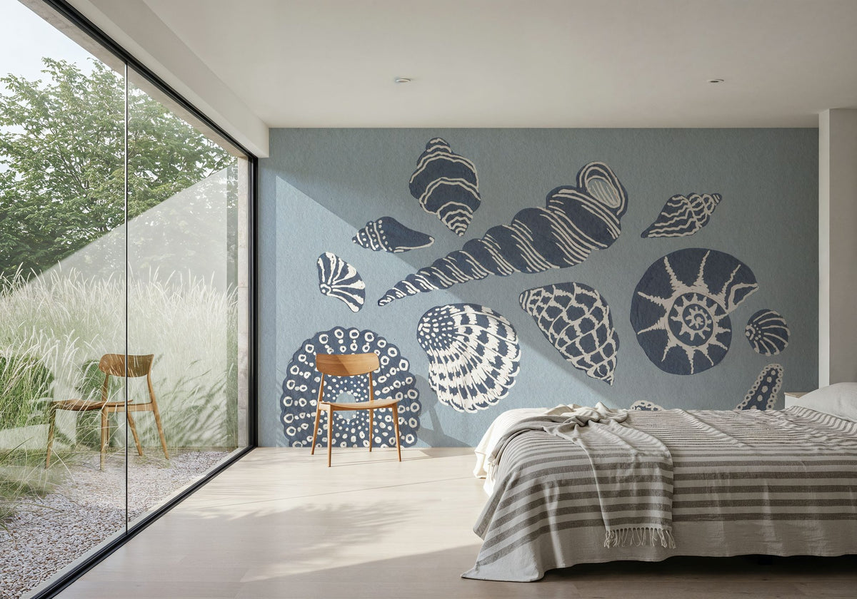 Coastal Shells I Mural Wallpaper - room preview 04