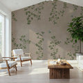 Oak Hollow, Beige Mural Wallpaper - room preview 04
