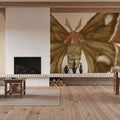 Spooky Halloween Moth I Mural Wallpaper - room preview 04