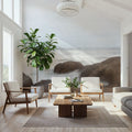 Misty Shore on the Rocks Mural Wallpaper - room preview 04