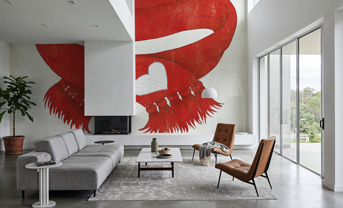 Winter Sentiments II Mural Wallpaper - room preview 04