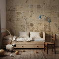 Spring Valley Ochre Mural Wallpaper - room preview 04