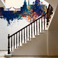 St Petersbug Russia Skyline Blue & Bronze Mural Wallpaper - room preview 04