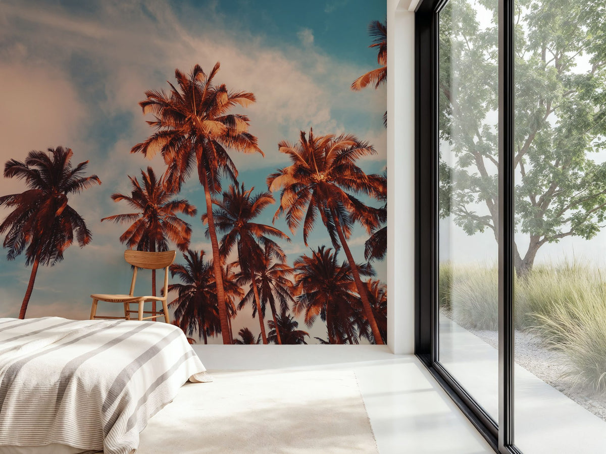 Coachella Sunrise Mural Wallpaper - room preview 04