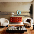 Golden Shore Silhouette Mural Wallpaper - room preview 04