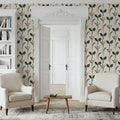Spray of Leaves Mural Wallpaper - room preview 04