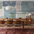 Between the Lines Mural Wallpaper - room preview 04