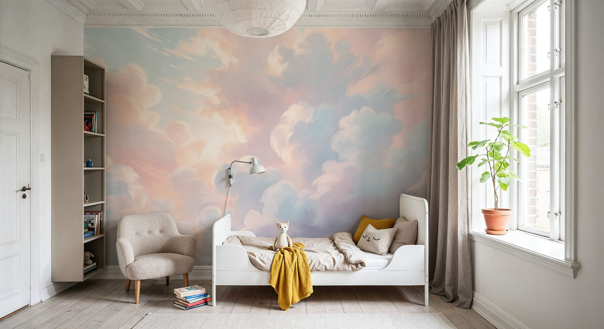 Clouding, Bright Mural Wallpaper - room preview 04
