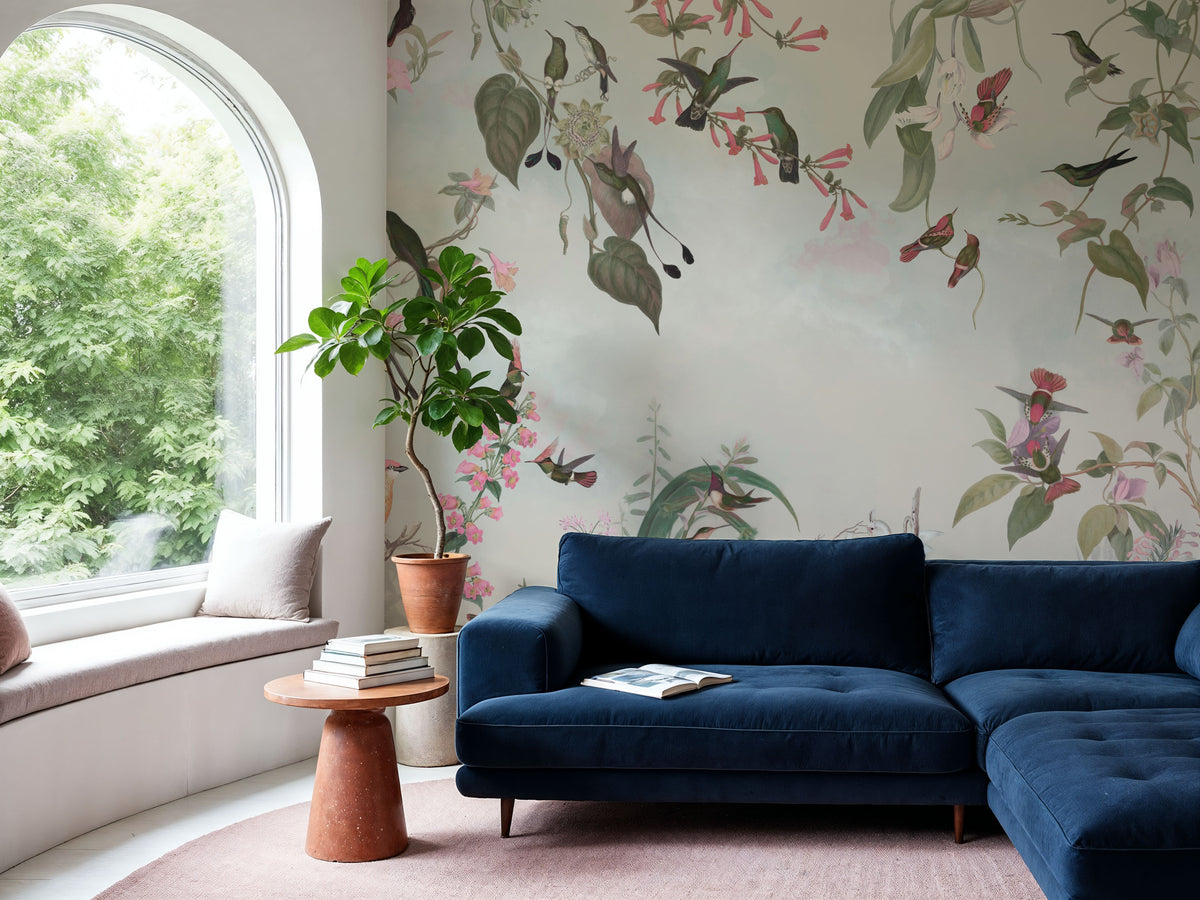 Birds Mural Wallpaper - room preview 04