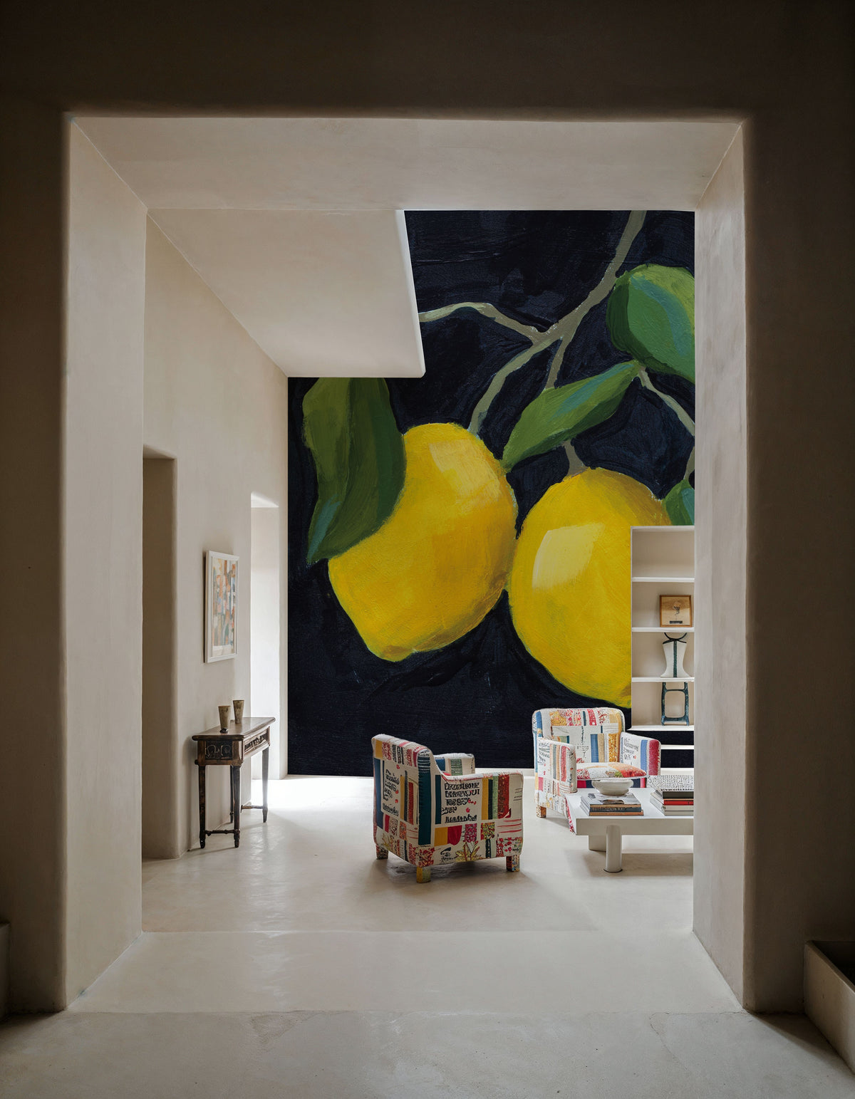 Two Lemons Mural Wallpaper - room preview 04